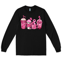 Black breast cancer coffee Long Sleeve Tee - Jasminsmagicworld