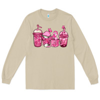 Mushroom breast cancer coffee Long Sleeve Tee - Jasminsmagicworld