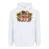 White Nacho average mama Heavyweight Hoodie - FaDigitalArtStudio