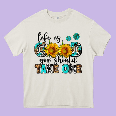 Life Is Good You Should Get One Heavy Core Tee Designed By Adodesignshop