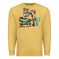 Antique Gold Be Salty Matthew 5:13 Premium Sweatshirt - FaDigitalArtStudio