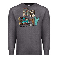 Charcoal Heather Be Salty Matthew 5:13 Premium Sweatshirt - FaDigitalArtStudio