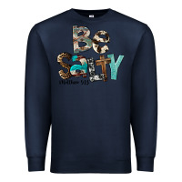 Navy Be Salty Matthew 5:13 Premium Sweatshirt - FaDigitalArtStudio
