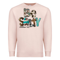 Pale Pink Be Salty Matthew 5:13 Premium Sweatshirt - FaDigitalArtStudio