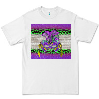 White mardi gras  mask Premium Tee - BarkalooDesign