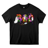 Black halloween boo Heavy Core Tee - AdoDesignShop