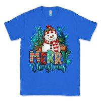 True Royal merry christmas snowman Classic Tee - MaliasSmallBusiness