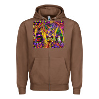 Chestnut mardi gras gnome Zipper Hoodie - CowGirlArtShop