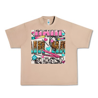 Burro leopard and cowhide hair and curling iron with hearts and flowers seam Urban Heavy Tee - BundleAndBundleShop