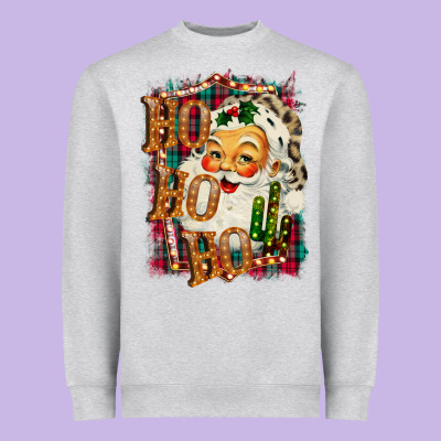 Christmas Ho Ho Ho Heavyweight Sweatshirt Designed By Bettercallsaul
