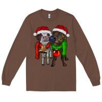 Chestnut two christmas heifers Long Sleeve Tee - RanaPortraitStore