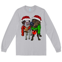 Moon Dust two christmas heifers Long Sleeve Tee - RanaPortraitStore