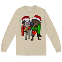 Mushroom two christmas heifers Long Sleeve Tee - RanaPortraitStore