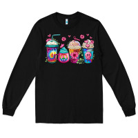 Black tie dye hippie coffee cups Long Sleeve Tee - Jasminsmagicworld
