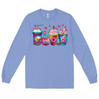 Colony Blue tie dye hippie coffee cups Long Sleeve Tee - Jasminsmagicworld