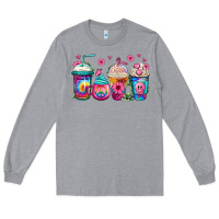 Heather Grey tie dye hippie coffee cups Long Sleeve Tee - Jasminsmagicworld