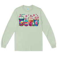Matcha tie dye hippie coffee cups Long Sleeve Tee - Jasminsmagicworld