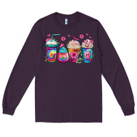 Plum tie dye hippie coffee cups Long Sleeve Tee - Jasminsmagicworld