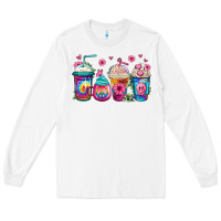 White tie dye hippie coffee cups Long Sleeve Tee - Jasminsmagicworld