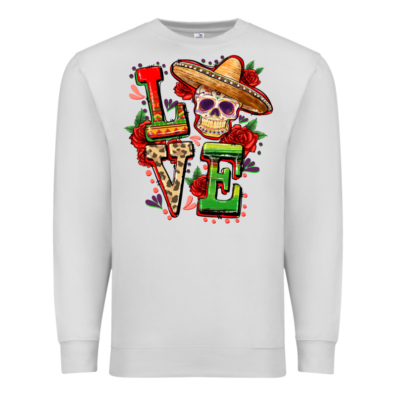 Cinco De Mayo Love Premium Sweatshirt by FaDigitalArtStudio | Teevron