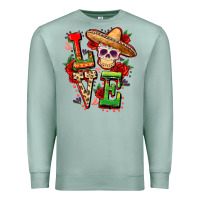 Seafoam Cinco de mayo love Premium Sweatshirt - FaDigitalArtStudio