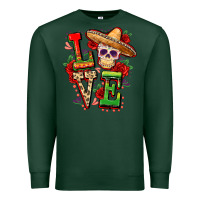 Sports Green Cinco de mayo love Premium Sweatshirt - FaDigitalArtStudio