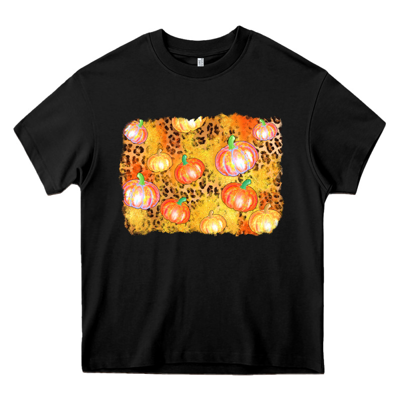 Fall Pumpkin Background Heavy Core Tee by AdoDesignShop | Teevron