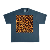 Midnight Navy leopard seamless pattern bbs Urban Heavy Tee - BundleAndBundleShop