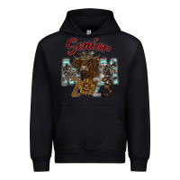 Black Senior Mom 2023 Urban Hoodie - CowhideDigitalArt
