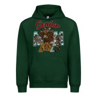 Forest Green Senior Mom 2023 Urban Hoodie - CowhideDigitalArt