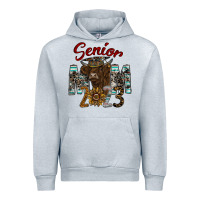 Heather Grey Senior Mom 2023 Urban Hoodie - CowhideDigitalArt