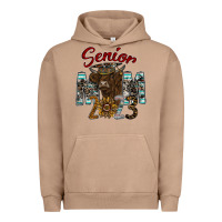 Pigment Burro Senior Mom 2023 Urban Hoodie - CowhideDigitalArt