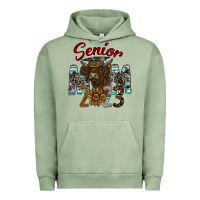 Pigment Oil Green Senior Mom 2023 Urban Hoodie - CowhideDigitalArt