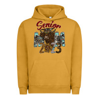 Pigment Peanut Butter Senior Mom 2023 Urban Hoodie - CowhideDigitalArt