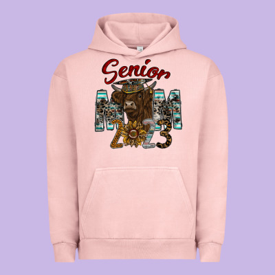 Senior Mom 2023 Urban Hoodie Designed By Cowhidedigitalart