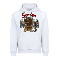 White Senior Mom 2023 Urban Hoodie - CowhideDigitalArt