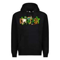 Black St. Patrick's Day Dentist Premium Hoodie - CowGirlArtShop
