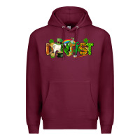 Burgundy St. Patrick's Day Dentist Premium Hoodie - CowGirlArtShop