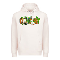 Pale Pink St. Patrick's Day Dentist Premium Hoodie - CowGirlArtShop