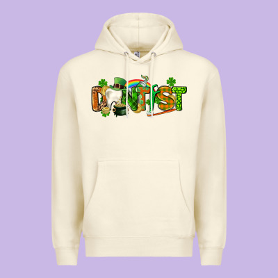St. Patrick's Day Dentist Premium Hoodie Designed By Cowgirlartshop