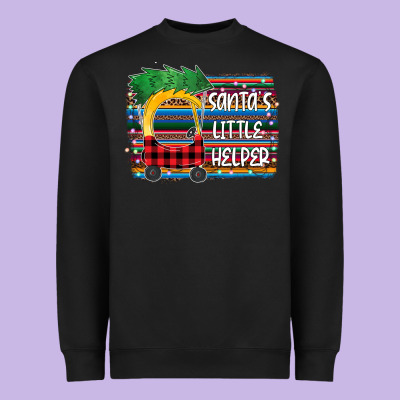 Santa Little Helper Heavyweight Sweatshirt Designed By Bettercallsaul