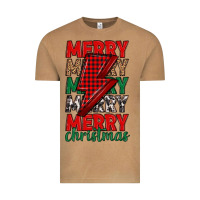 Vintage Camel merry christmas lightning bolt Vintage Tee - MaliasSmallBusiness