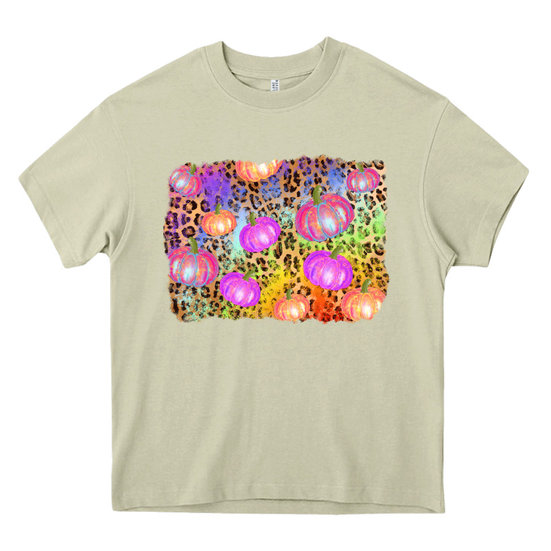 Colourful Pumpkin Background Heavy Core Tee by AdoDesignShop | Teevron