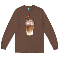 Chestnut iced coffee with cream Long Sleeve Tee - BarkalooDesign