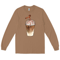 Toasted Coconut iced coffee with cream Long Sleeve Tee - BarkalooDesign
