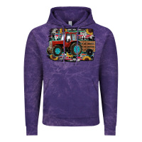 Cloud Purple western tracktor Vintage Hoodie - RanaPortraitStore