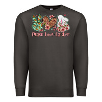 Smoke Easter Day Peace love Easter Premium Sweatshirt - OliviaCreatesArt