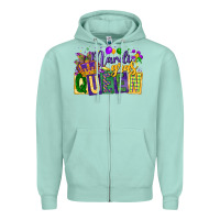 Mardi Gras Queen Zipper Hoodie | Teevron