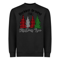 Black rocking around the christmas tree Heavyweight Sweatshirt - Bettercallsaul