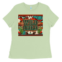 Matcha wild chıld aztec gemstone and cactus Ladies Tee - Artiststas